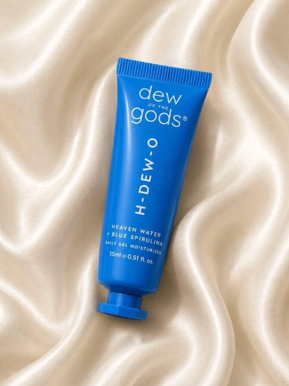 Brand New in Box Dew of the Gods H-DEW-O Daily Gel Moisturizer Blue Spirulina
